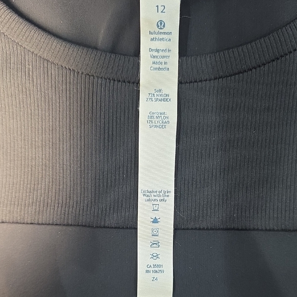 lululemon athletica Elegant Black Long Sleeve Dress - Picture 5 of 8